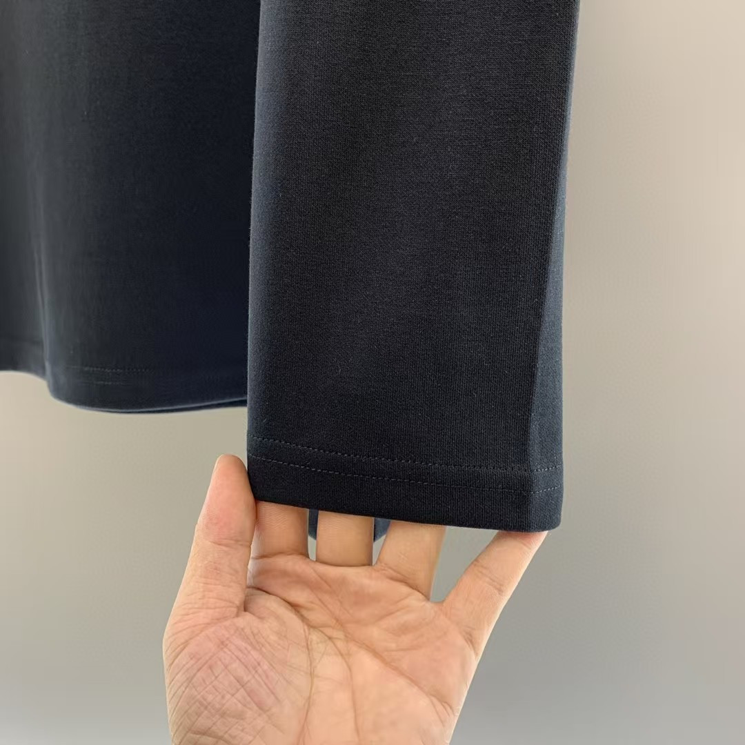 GXZ Men's Long-Sleeve Black T-Shirt – Featuring Custom Graphic and Balenciaga-Inspired Style