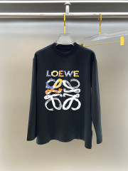 GXZ Men's Long-Sleeve White T-Shirt – Abstract Artistic Graphic Streetwear