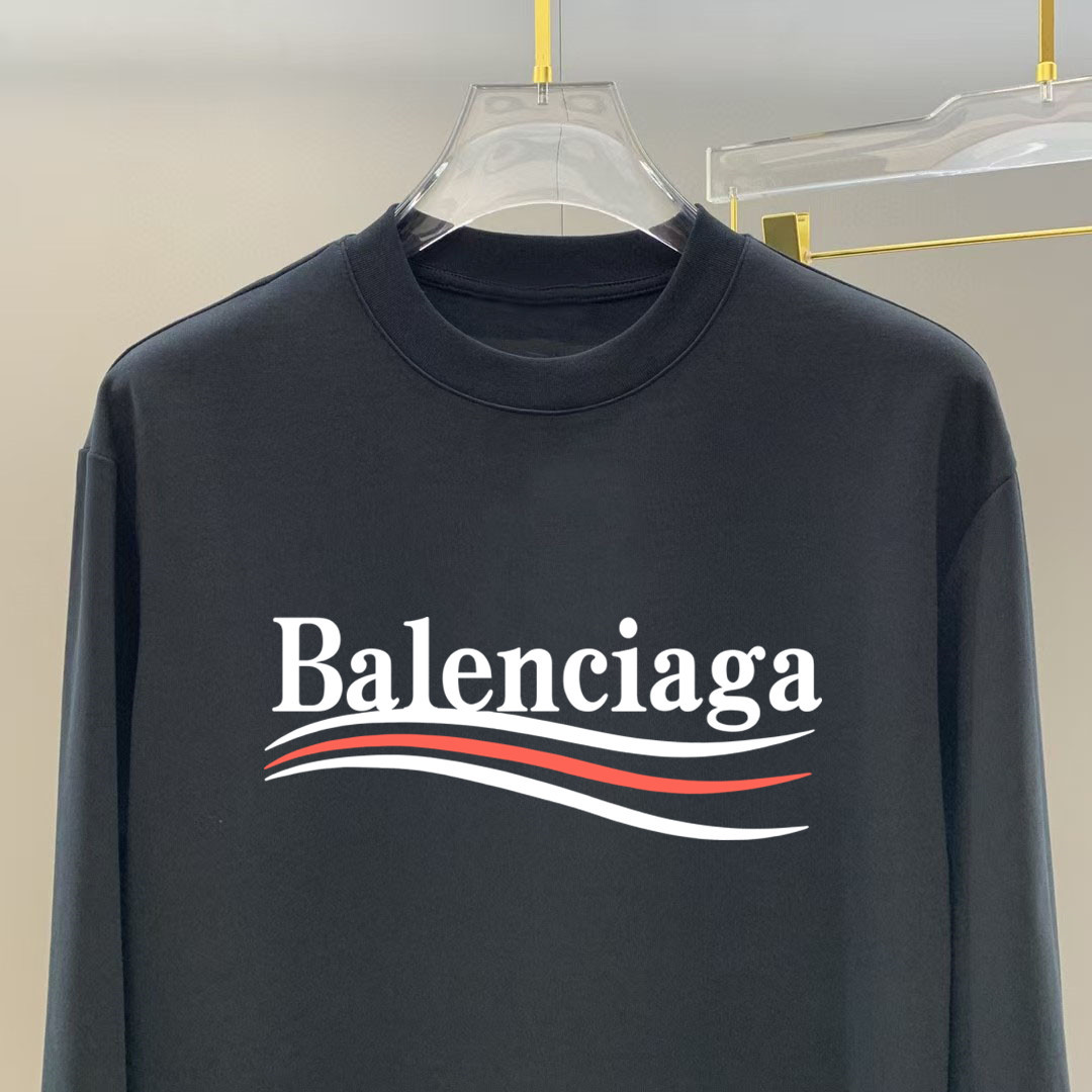 GXZ Men's Long-Sleeve White T-Shirt – Balenciaga-Inspired Minimalist Graphic Design