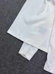 GXZ Men’s Premium White Long-Sleeve T-Shirt – Minimalist and Timeless Design