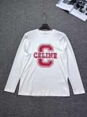 GXZ Men's White Long-Sleeve T-Shirt with Bold Red Graphic – Perfect for Streetwear and Casual Outfits