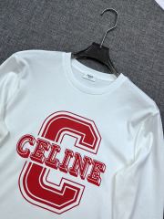 GXZ Men's White Long-Sleeve T-Shirt with Bold Red Graphic – Perfect for Streetwear and Casual Outfits