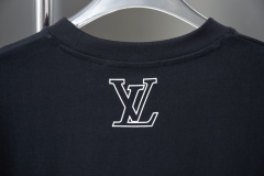 GXZ Men's Black T-Shirt with Louis Vuitton-Inspired America's Cup Graphic – Bold and Modern