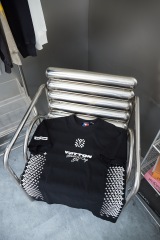 GXZ Men's Black T-Shirt with Louis Vuitton-Inspired America's Cup Graphic – Bold and Modern