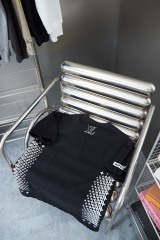 GXZ Men's Black T-Shirt with Louis Vuitton-Inspired America's Cup Graphic – Bold and Modern