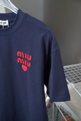 GXZ Men's Navy Blue Graphic T-Shirt with Heart Detail – Stylish and Comfortable