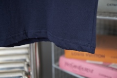 GXZ Men's Navy Blue Graphic T-Shirt with Heart Detail – Stylish and Comfortable