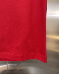 GXZ Men's Red Burberry Knight Graphic T-Shirt – Bold and Iconic Casual Style