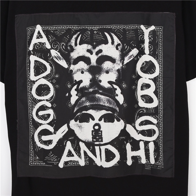 GXZ Men’s Black Graphic T-Shirt with Unique Retro Artwork – Stylish Streetwear