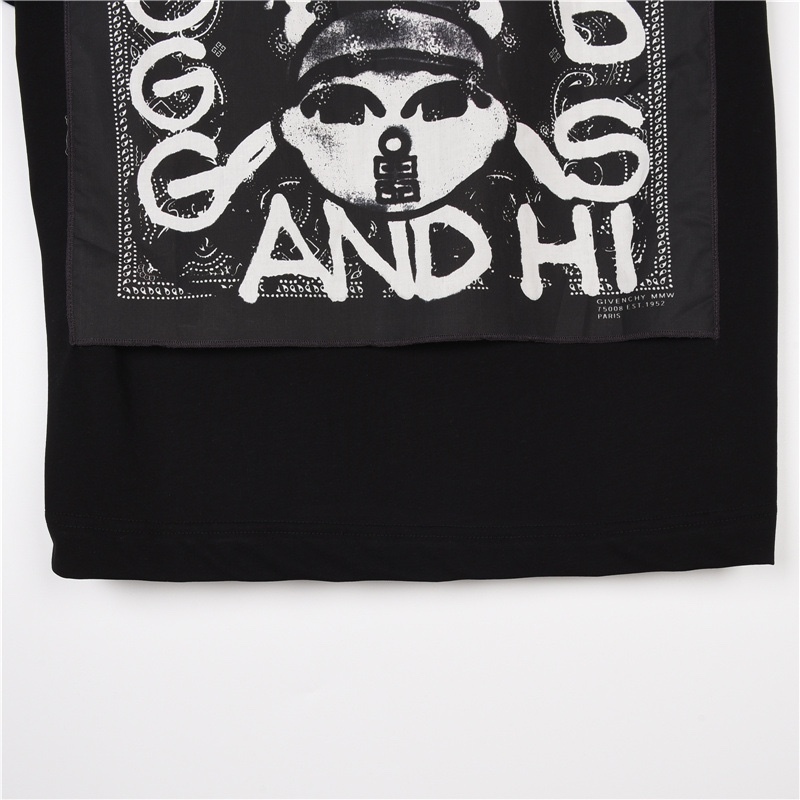 GXZ Men’s Black Graphic T-Shirt with Unique Retro Artwork – Stylish Streetwear