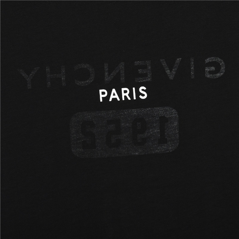 GXZ Men’s Black Givenchy 1952 Graphic T-Shirt – Premium Casual Streetwear
