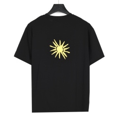 GXZ Men’s Black Multicolor Givenchy Graphic T-Shirt – Artistic Streetwear Staple