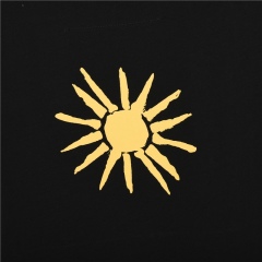 GXZ Men’s Black Multicolor Givenchy Graphic T-Shirt – Artistic Streetwear Staple