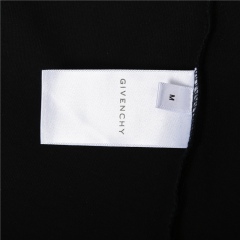 GXZ Men’s Black T-Shirt with Vibrant Red Givenchy-Inspired Graphic – Perfect for Urban Style