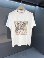 GXZ Men's Hermes-Inspired Premium Graphic T-Shirt - High-Quality Casual Wear