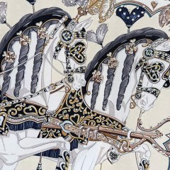 GXZ Men's Hermes-Inspired Premium Graphic T-Shirt - High-Quality Casual Wear