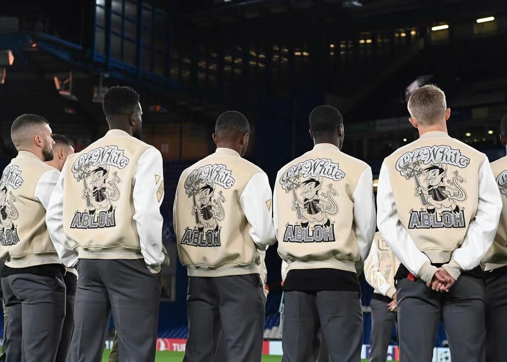 Make a Statement with the GXZ All-Over Printed Varsity Jacket