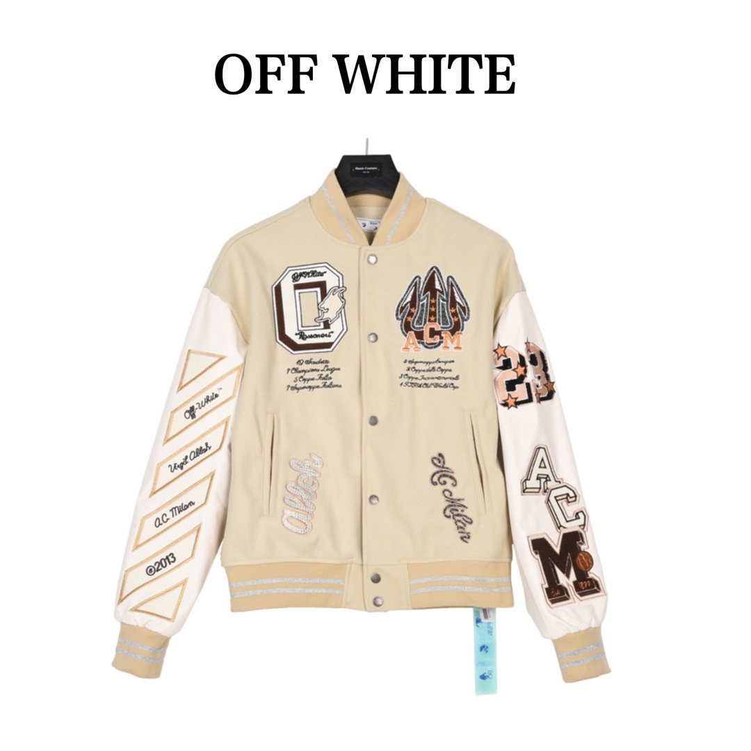 Make a Statement with the GXZ All-Over Printed Varsity Jacket