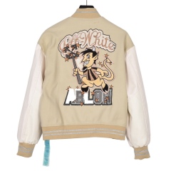 Make a Statement with the GXZ All-Over Printed Varsity Jacket