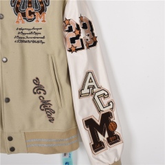 Make a Statement with the GXZ All-Over Printed Varsity Jacket