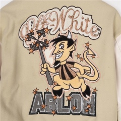 Make a Statement with the GXZ All-Over Printed Varsity Jacket