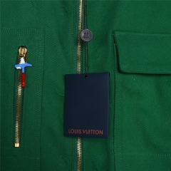 Elevate Your Style with the GXZ Green Shearling-Collar Jacket