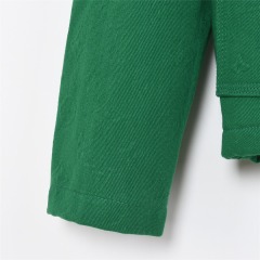 Elevate Your Style with the GXZ Green Shearling-Collar Jacket