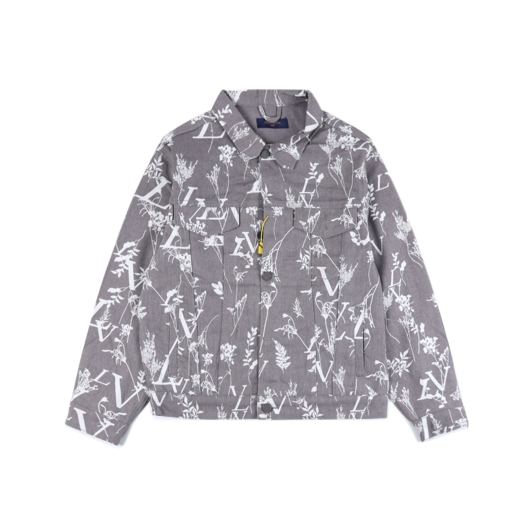 Step Up Your Style with the GXZ Floral Print Denim Jacket