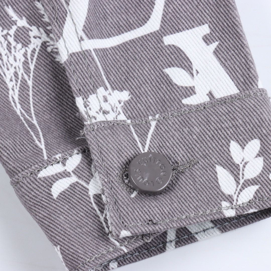 Step Up Your Style with the GXZ Floral Print Denim Jacket