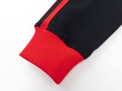 Upgrade Your Streetwear with the GXZ Track Jacket - Classic Red, Black & Green