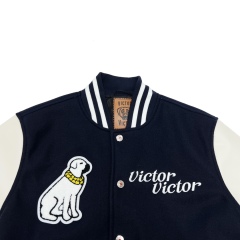 Step into Iconic Style with the GXZ Two-Tone Varsity Jacket