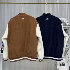 Refined Retro with the GXZ Brown and White Varsity Jacket