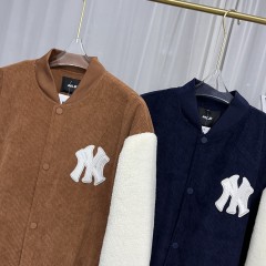 Refined Retro with the GXZ Brown and White Varsity Jacket