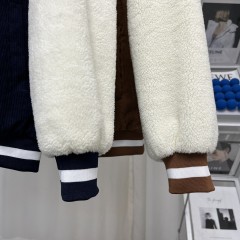 Refined Retro with the GXZ Brown and White Varsity Jacket