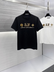 GXZ Men’s Luxe Embroidered Logo T-Shirt – Premium Casualwear for Stylish Men