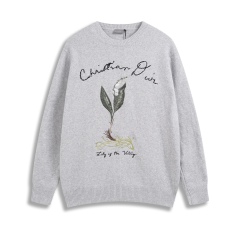 Elegance Meets Nature: GXZ Lily Embroidered Knit Sweater