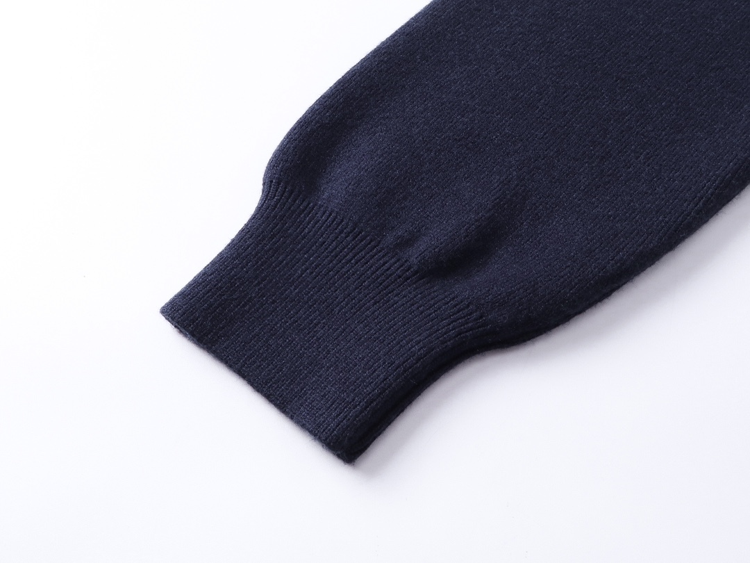 Effortless Luxury: GXZ Bold Embroidered Knit Sweater