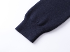 Effortless Luxury: GXZ Bold Embroidered Knit Sweater