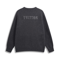 Shine Bright: GXZ Crystal-Embellished Knit Sweater