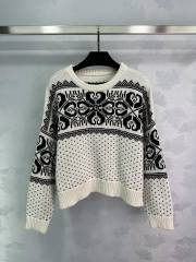 Make a Statement: GXZ Checkerboard Knit Sweater