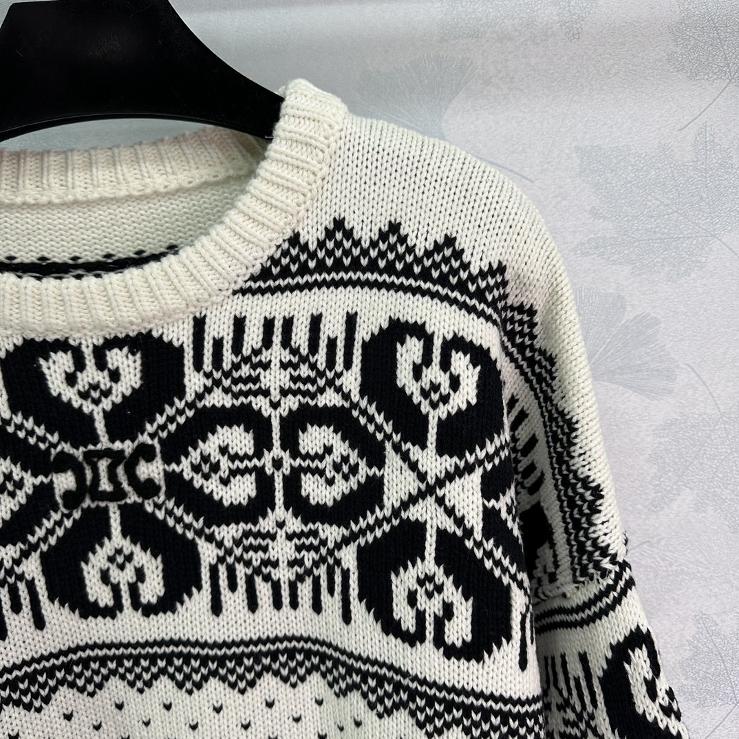 Make a Statement: GXZ Checkerboard Knit Sweater