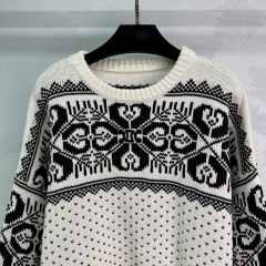 Make a Statement: GXZ Checkerboard Knit Sweater