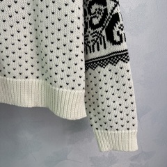 Make a Statement: GXZ Checkerboard Knit Sweater