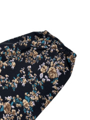 GXZ Long-Sleeve Floral Skater Dress - Effortless Elegance