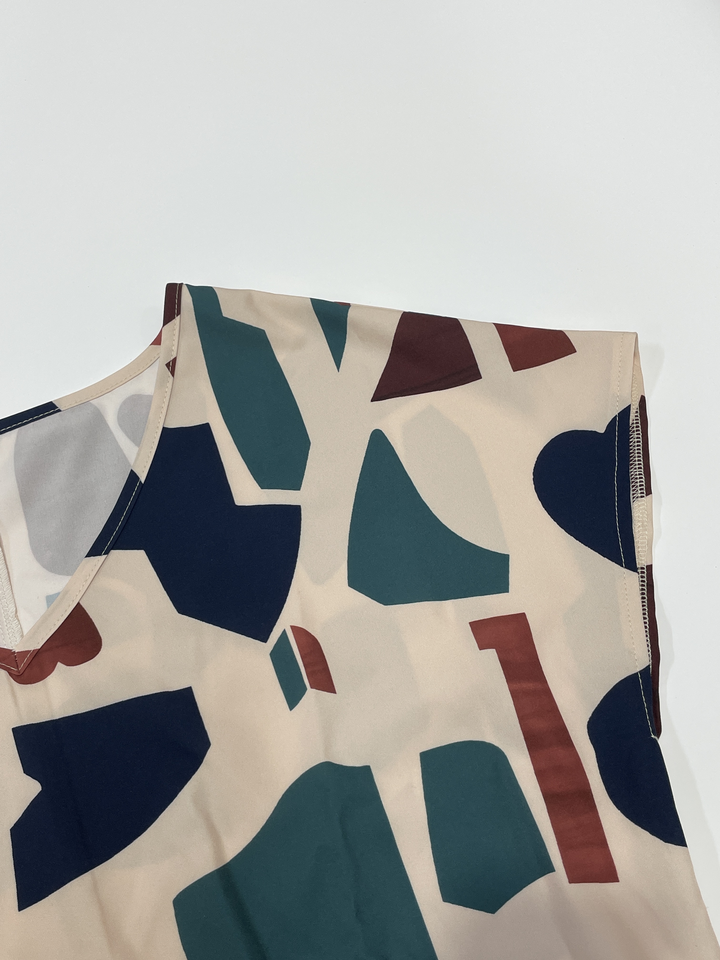 GXZ Abstract Printed Casual Summer Dress - Effortless Style