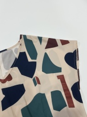 GXZ Abstract Printed Casual Summer Dress - Effortless Style