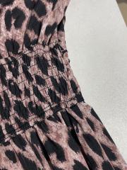 GXZ Leopard Print Midi Wrap Dress - Bold & Elegant Style