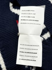 Timeless Elegance: GXZ Striped Knit Sweater with Embroidered Logo