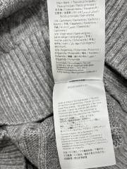 GXZ Elegant Cable Knit Cardigan with Embroidered Logo