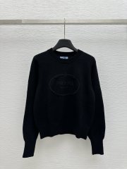 GXZ Elegant Cable Knit Cardigan with Embroidered Logo